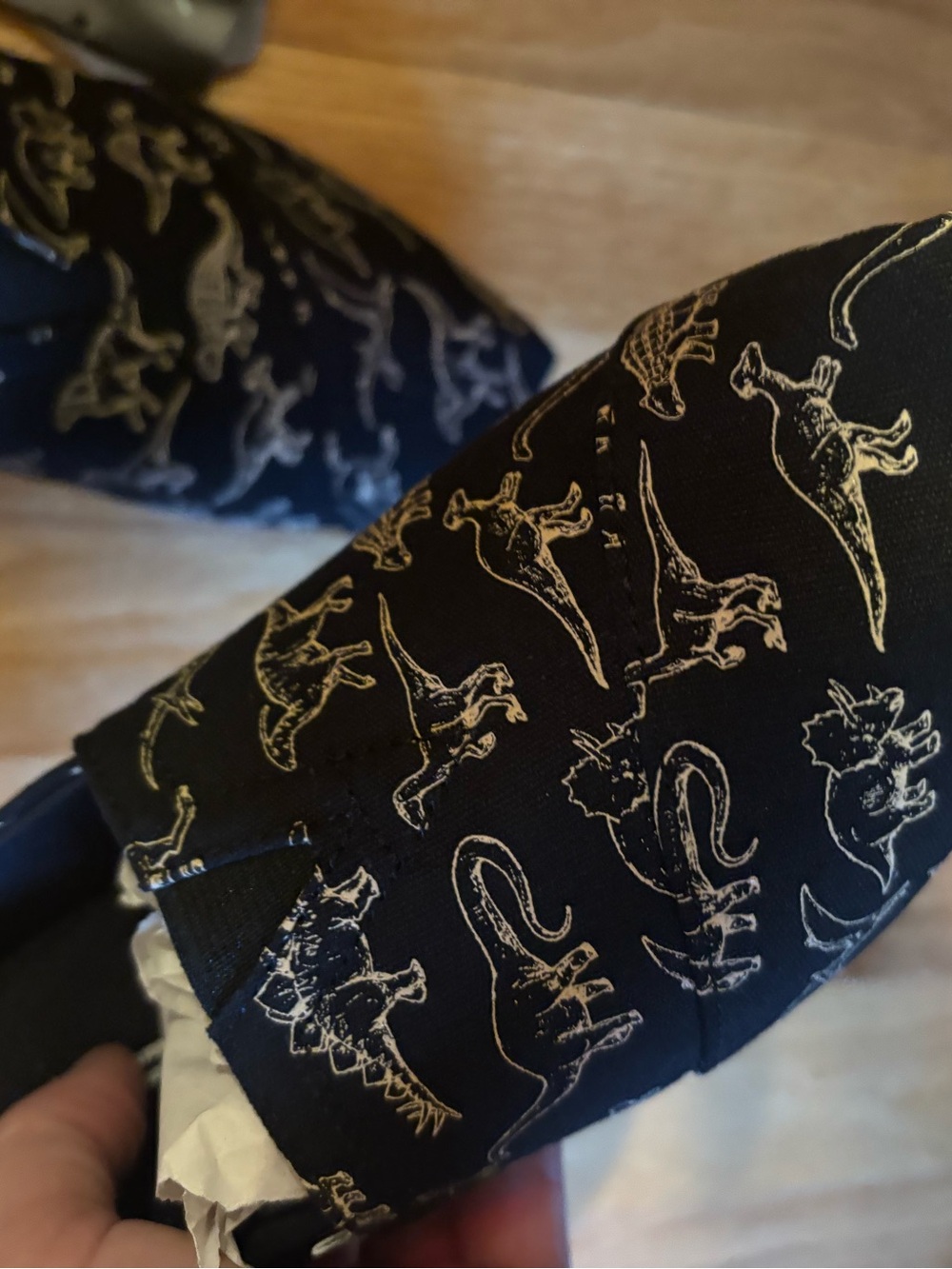Glow in the Dark TOMS Dinosaur Print Classics - Picture 2 of 4